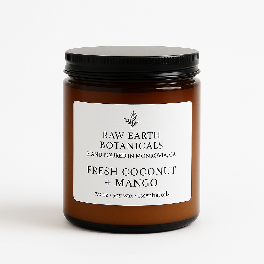 Fresh Mango + Coconut Soy Candle