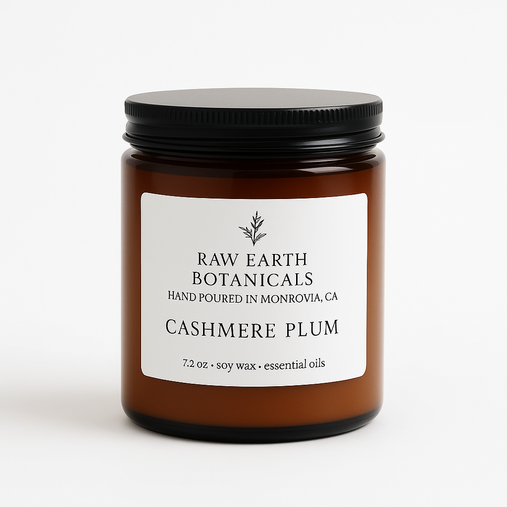 Cashmere Plum Soy Candle